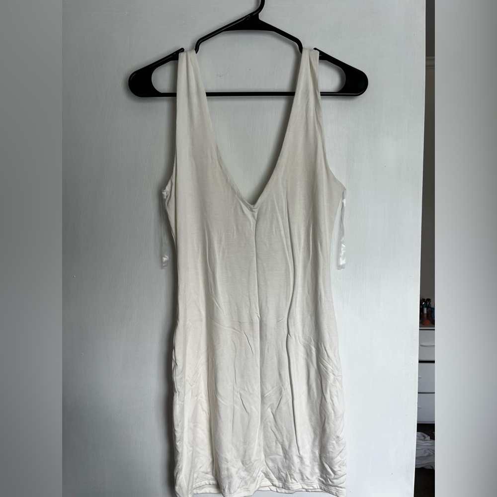 Windsor Cream Fitted Mini Dress